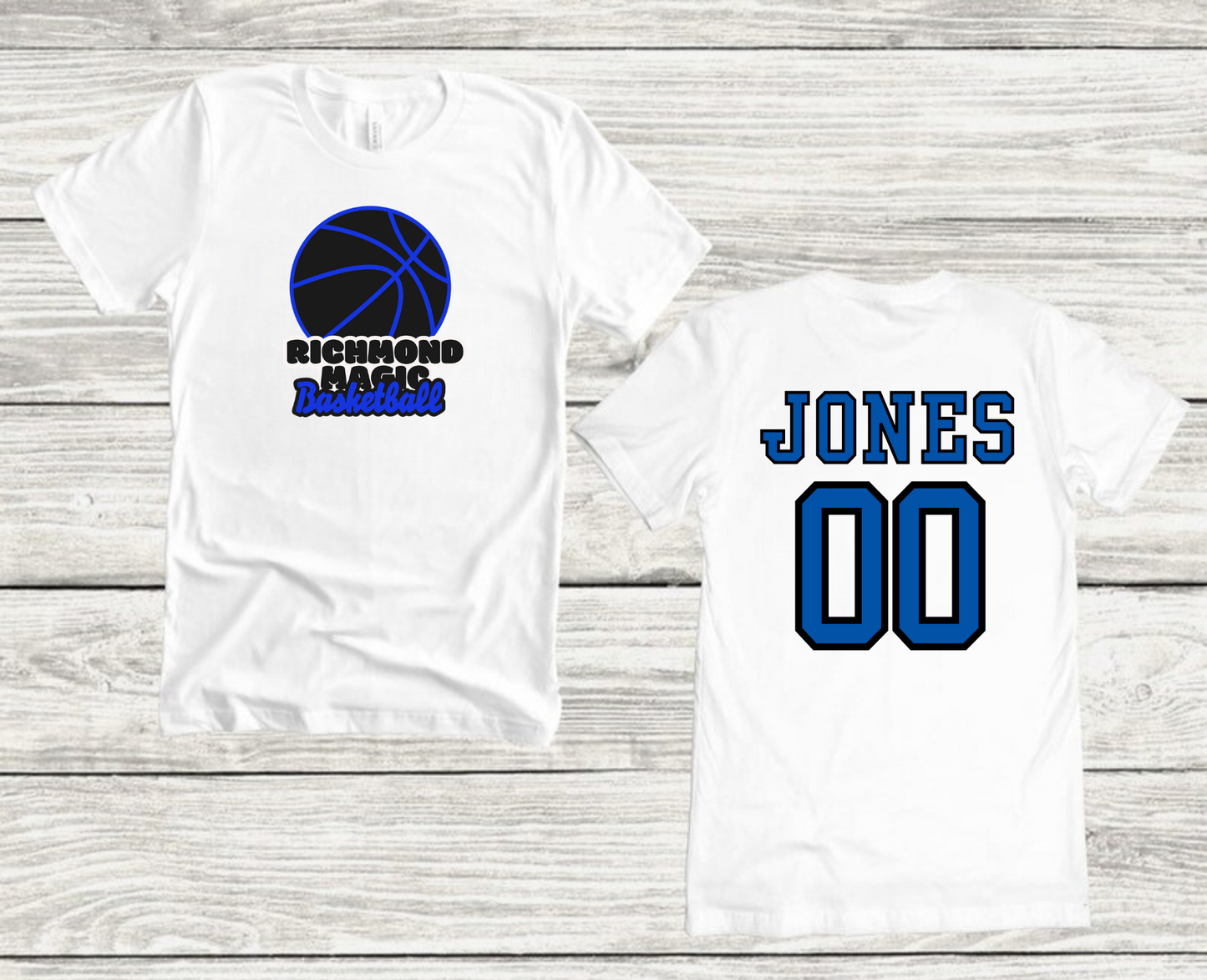 PERSONALIZED Richmond Magic Shirt- FRONT AND BACK