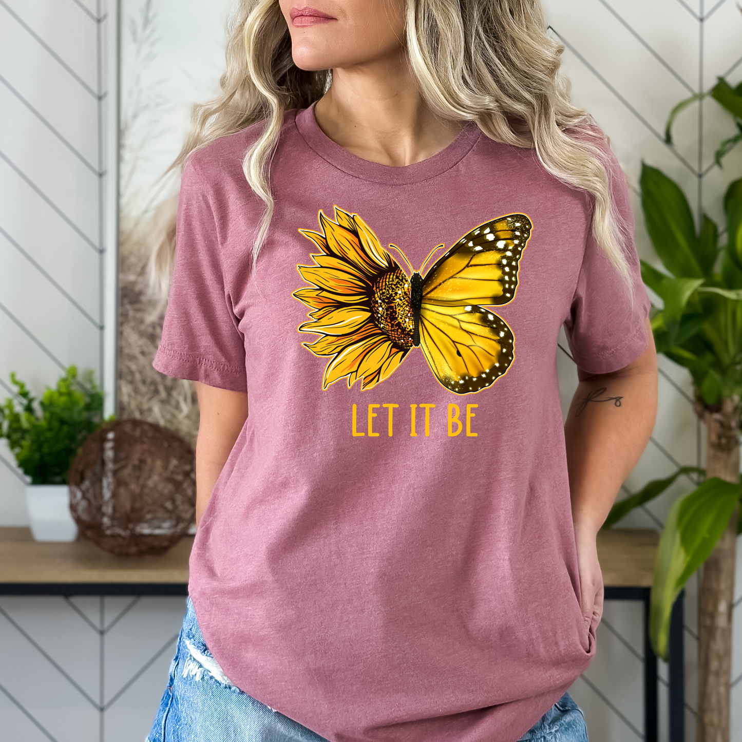 Sunflower Butterfly Shirt