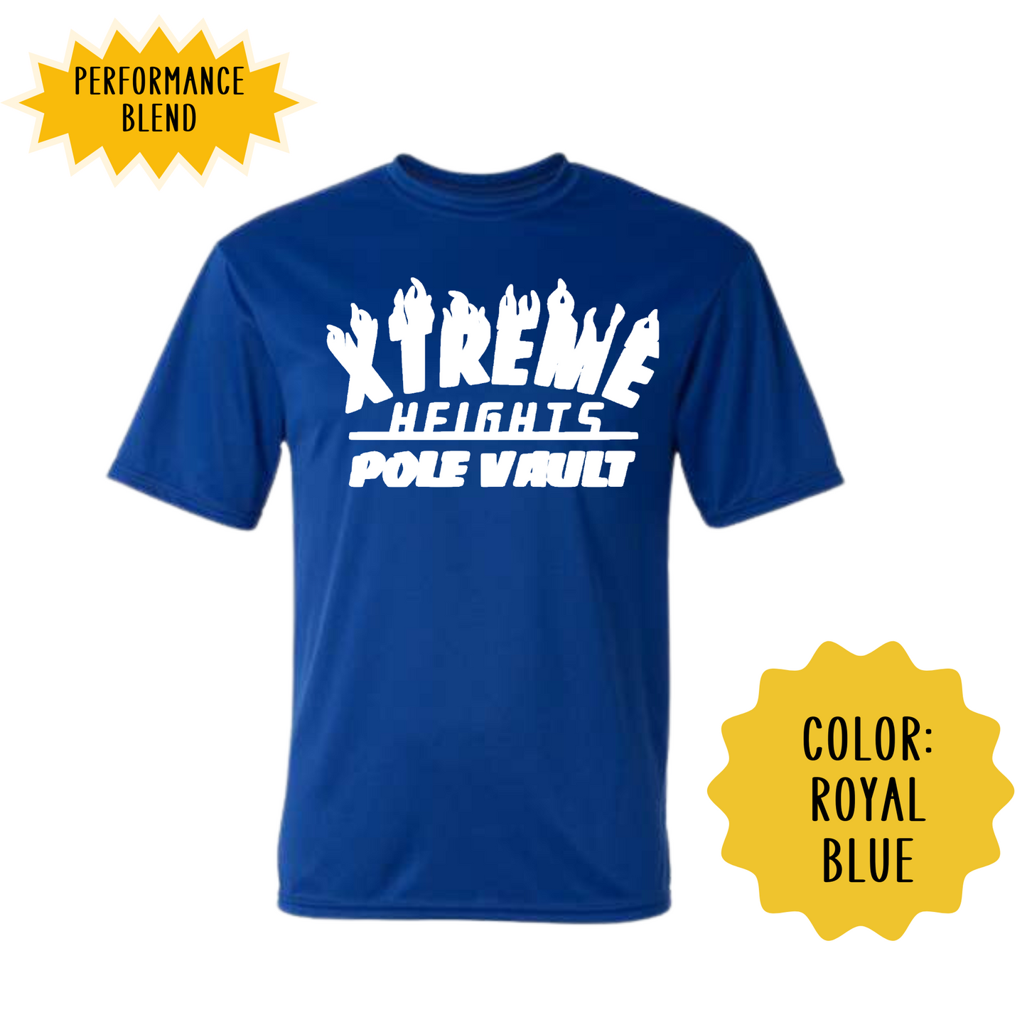 XHG Pole Vault Adult & Youth Shirt Design 1