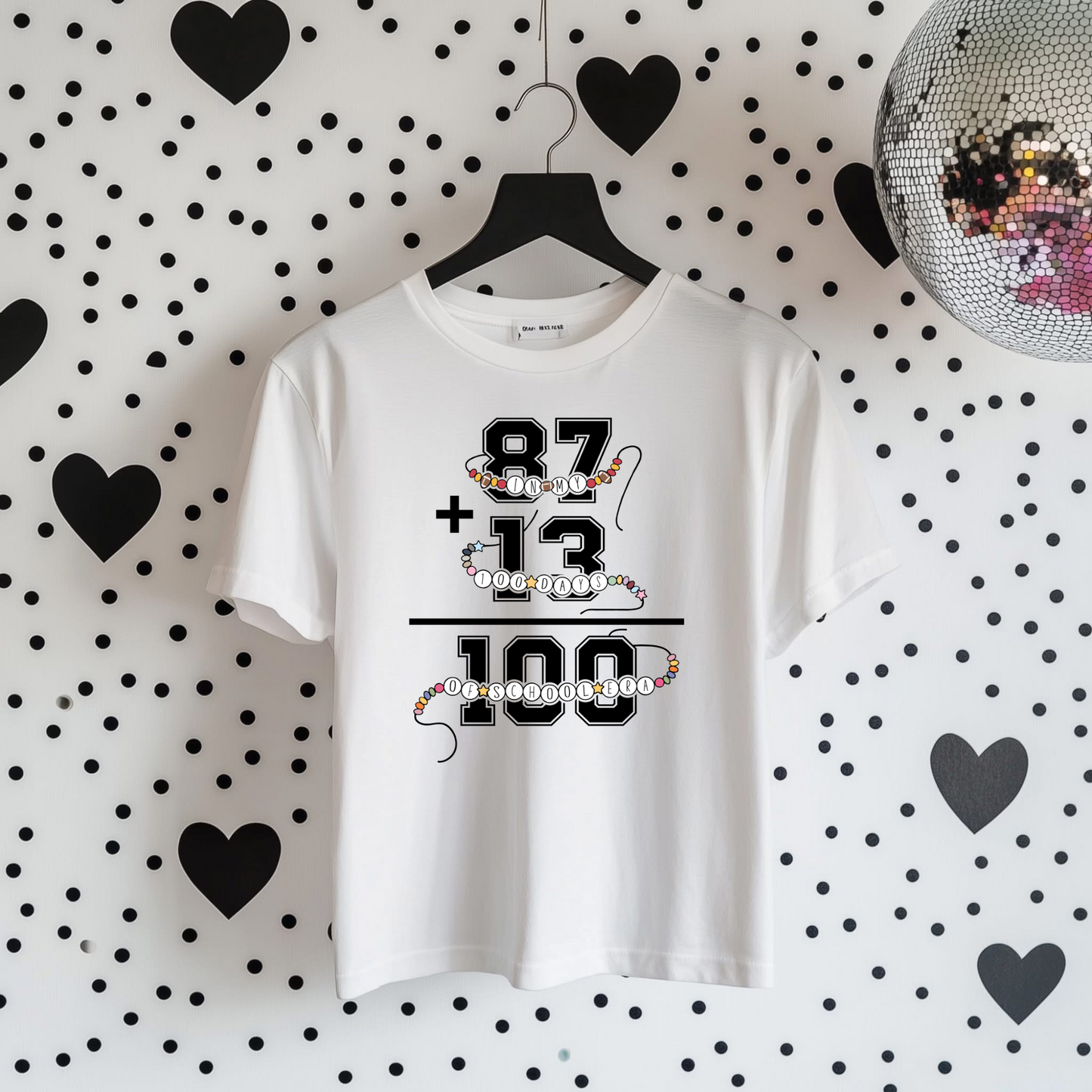 100 Days of School (87+13) | Bella Canvas Teacher Shirt