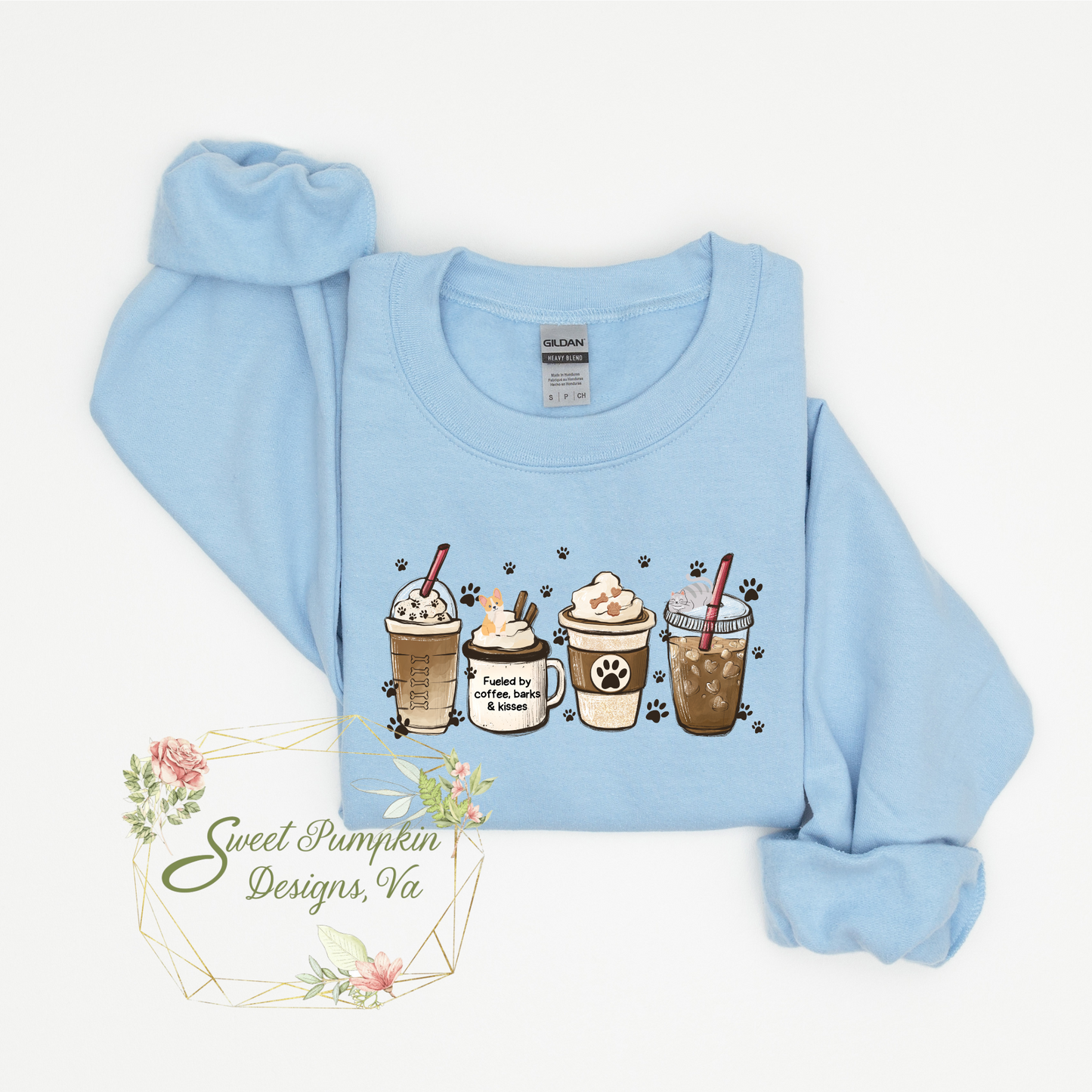 Stay cozy in our Vet Coffee Crewneck Sweatshirt for Women