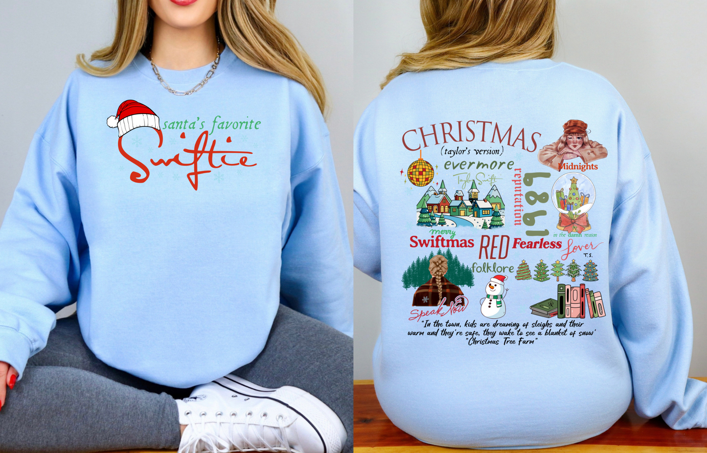 Santa's Favorite Sw1ftie Crewneck Sweatshirt
