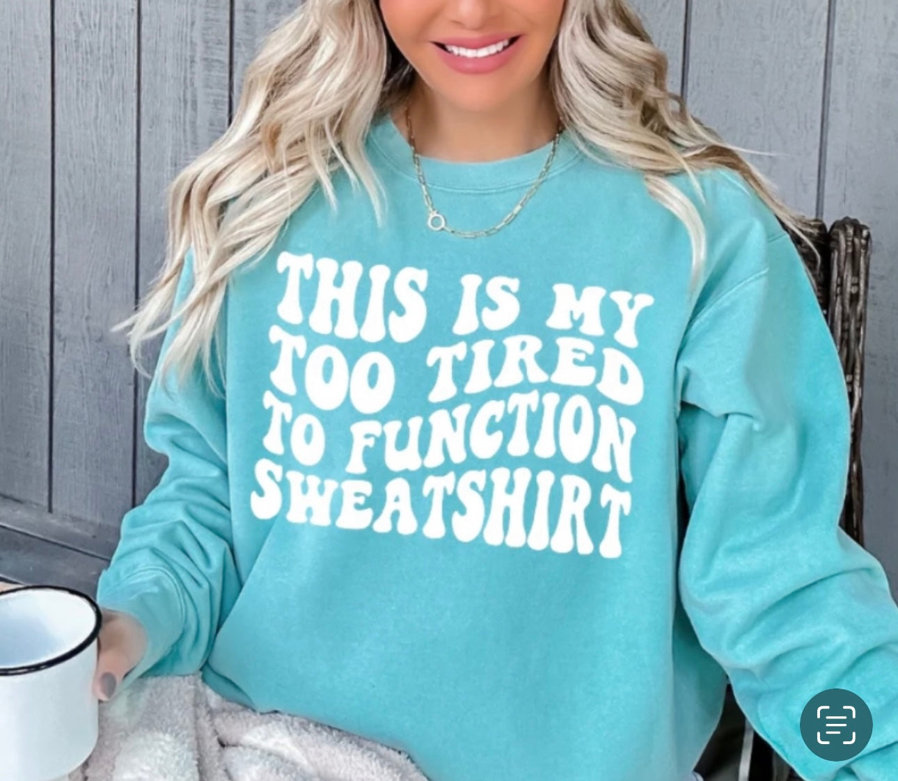 $20 Crewneck | Too Tired To Function