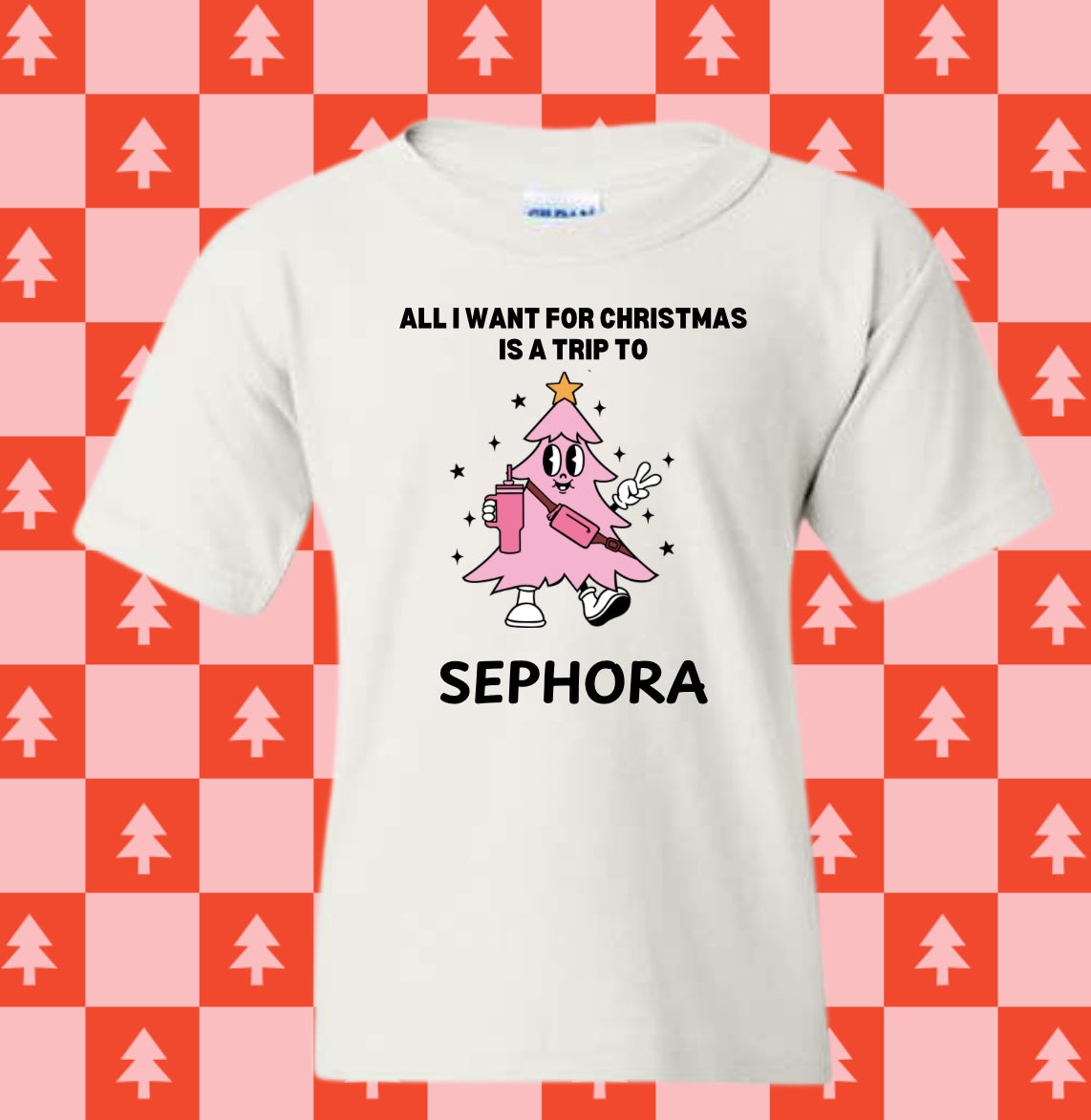 All I Want For Christmas | Funny Girls Christmas Shirt