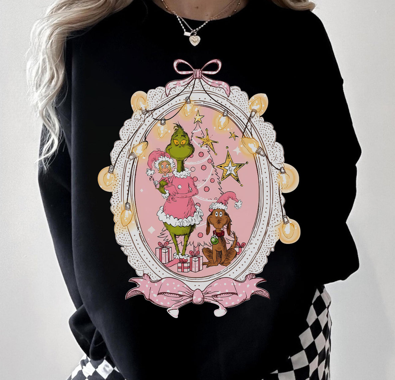 Pink Preview Sale - Pink Mean One Coquette Sweatshirt
