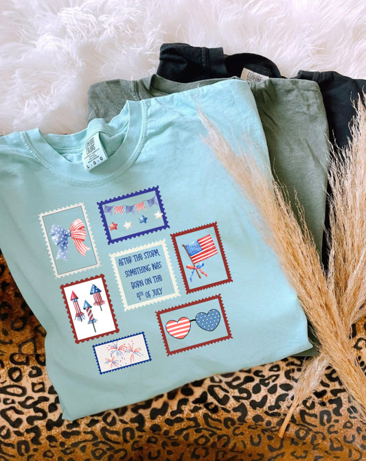 Swift 4th of July Stamp Shirt