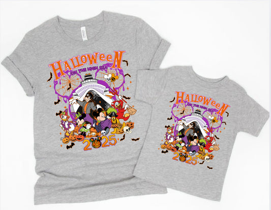 Halloween 2025 Cruise Shirt for Adults and Kids