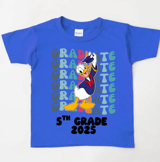 Custom Grade Magical Boy Duck Graduation Shirt