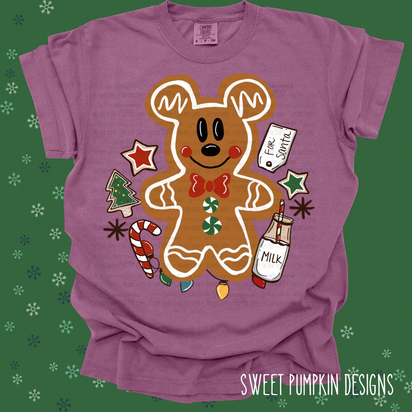 GINGERBREAD MOUSE SHIRT