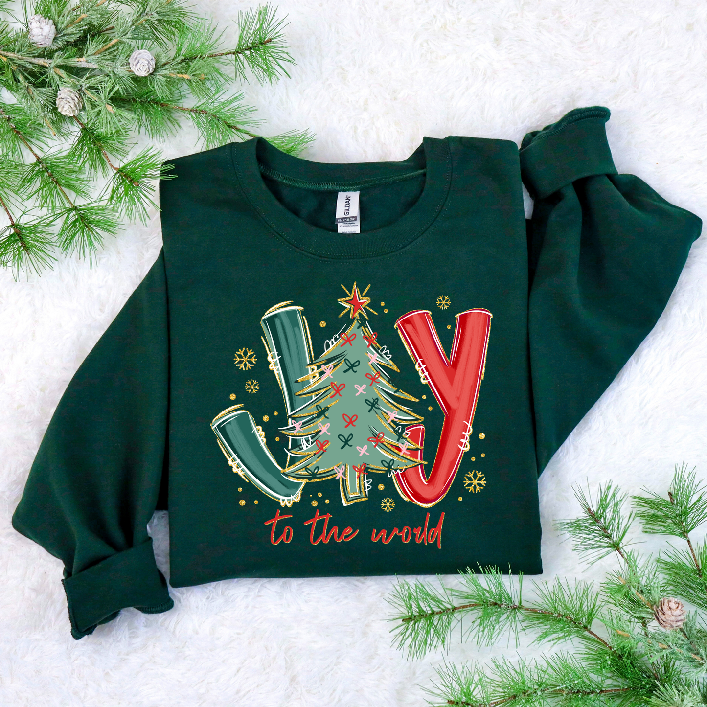 JOY TO THE WORLD SWEATSHIRT - SNOW DAY EXCLUSIVE