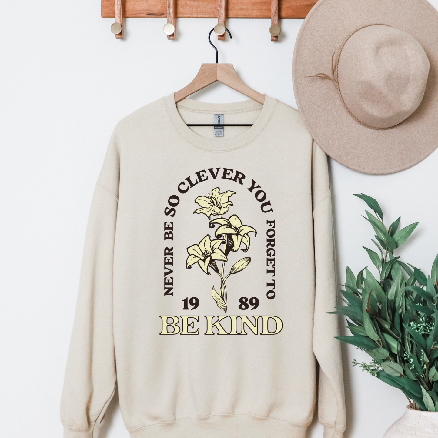 NEVER BE SO CLEVER SWEATSHIRT - SNOW DAY EXCLUSIVE