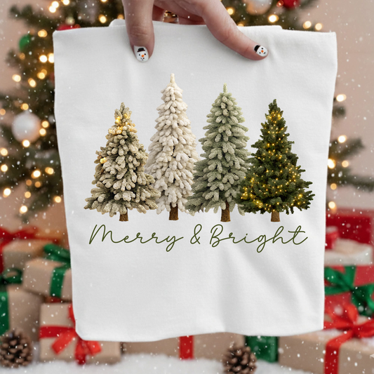 MERRY & BRIGHT CHRISTMAS SHIRT - SNOW DAY EXCLUSIVE