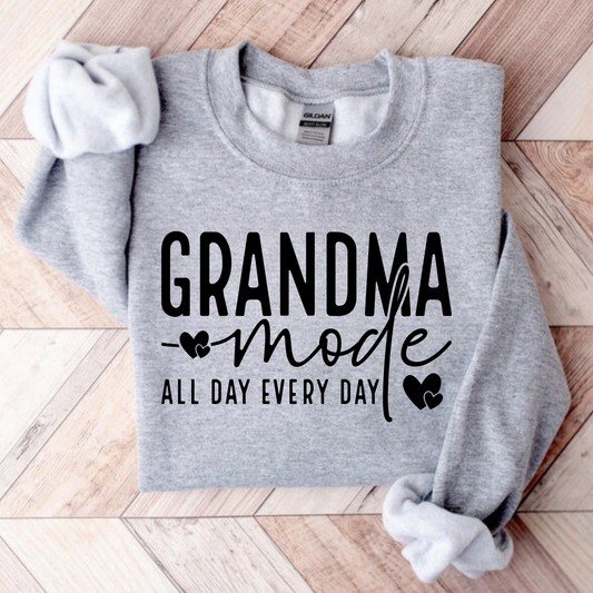 GRANDMA MODE SWEATSHIRT - SNOW DAY EXCLUSIVE