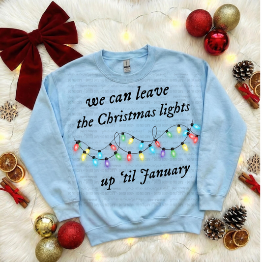 CHRISTMAS LIGHTS Crewneck Sweatshirt