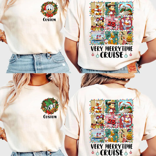 Custom Christmas Cruise Shirt for Adults and Kids