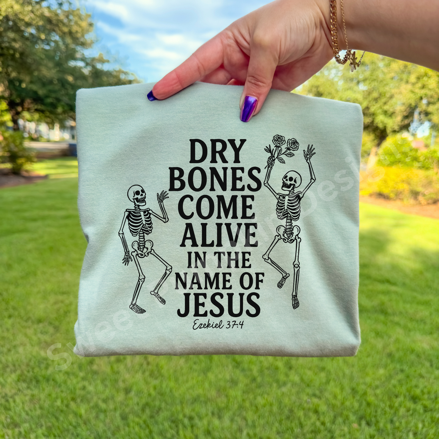 Christian Halloween Shirt | Ezekiel 37 “Dry Bones Come Alive” Tee | Faith Over Fear Fall Shirt