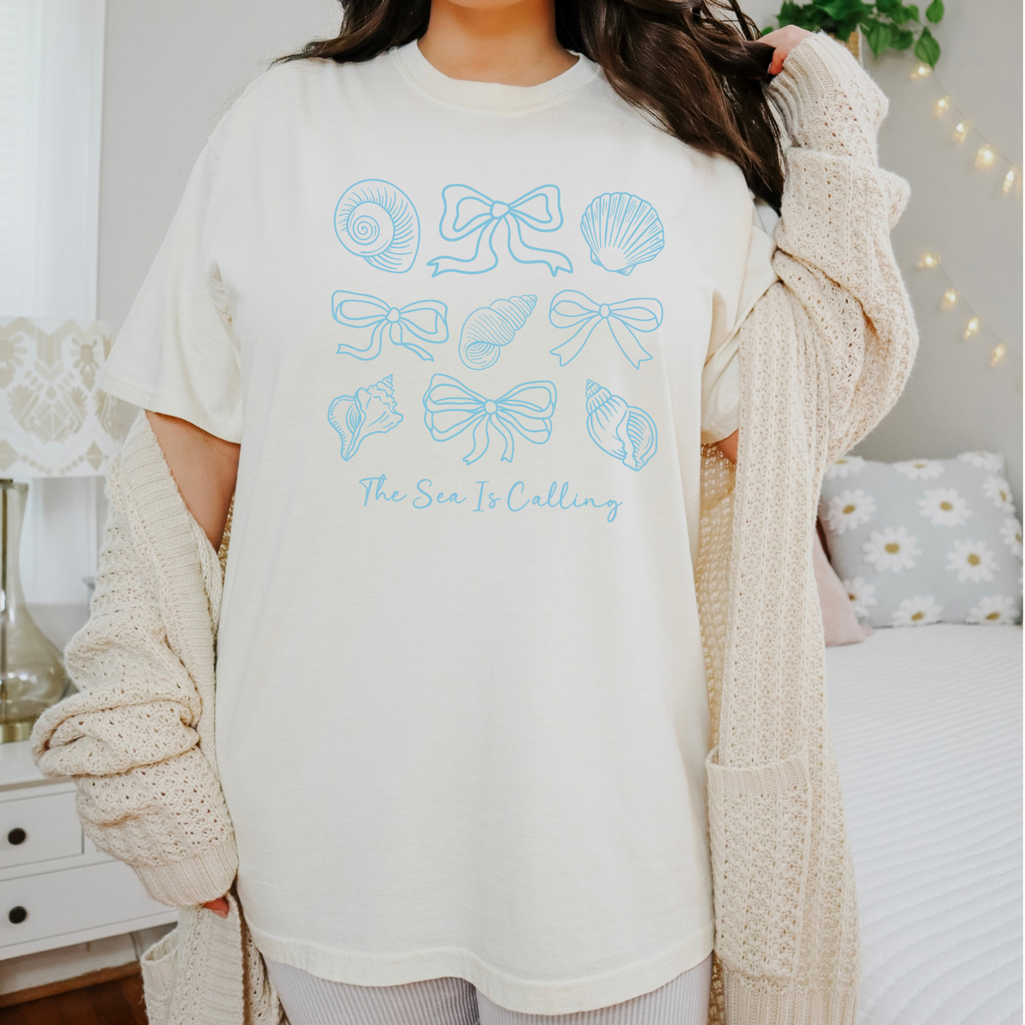 The Sea Is Calling Seashell Shirt