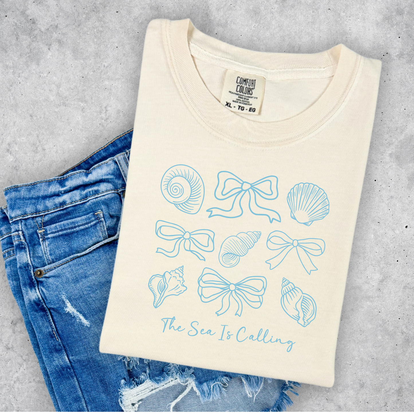 The Sea Is Calling Seashell Shirt