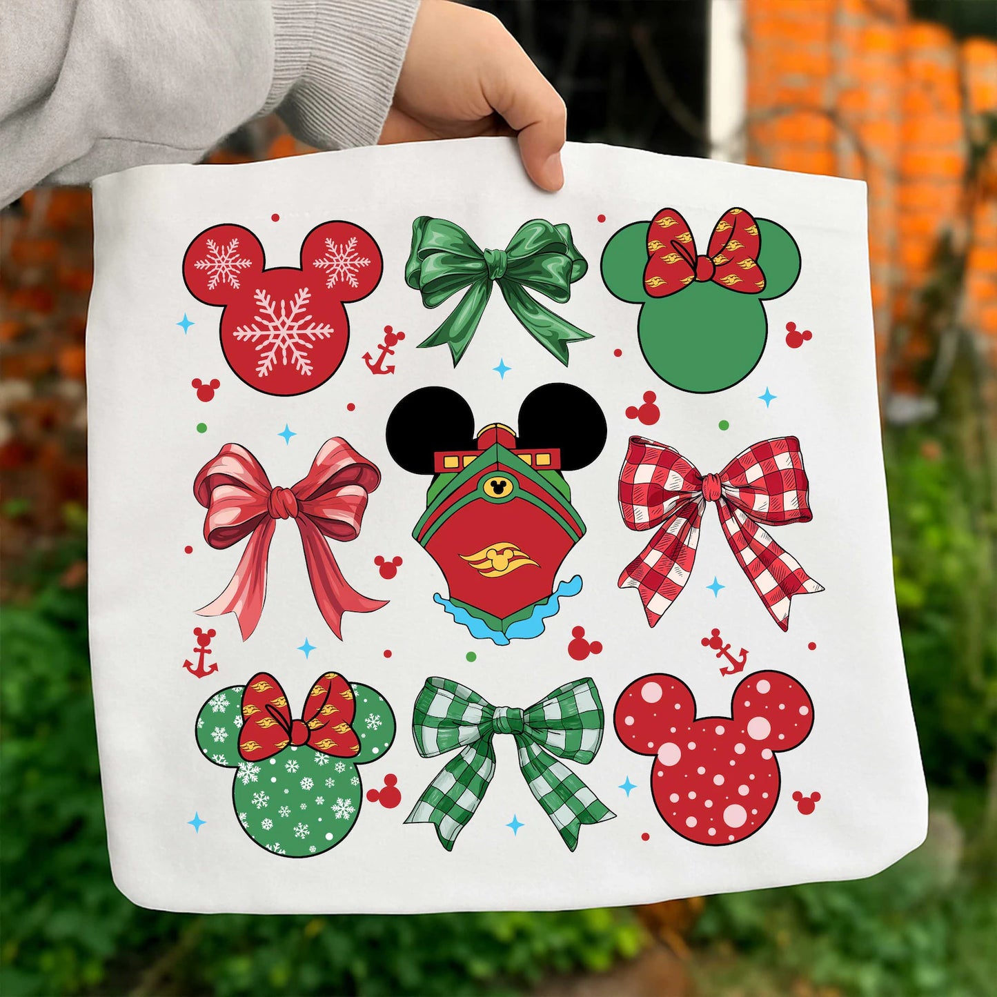 Coquette Bow Christmas Cruise Shirt for Adults and Kids
