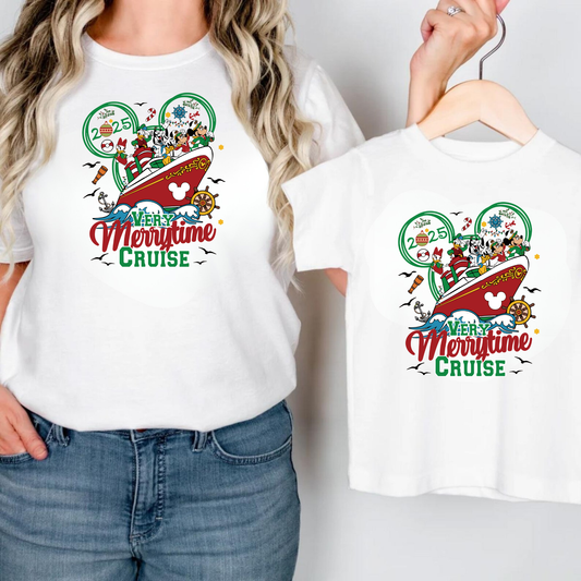 Merry Christmas Cruise Shirt for Adults and Kids