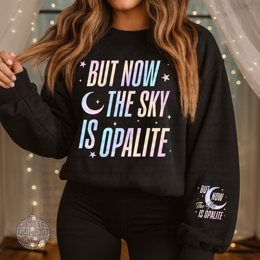 OPALITE SWEATSHIRT W/  SLEEVE ACCENT