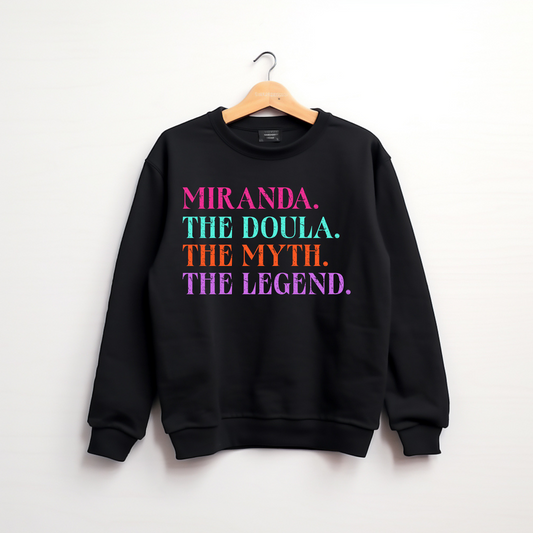 Custom Doula Crewneck Sweatshirt