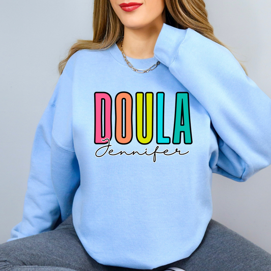 Custom Doula Crewneck Sweatshirt