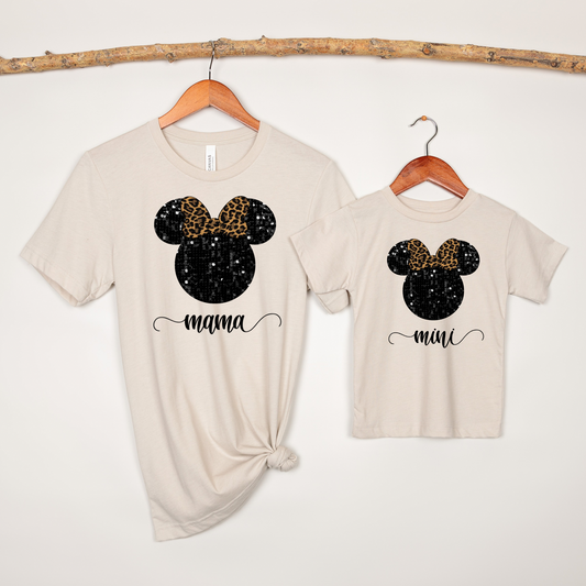 Glitter Mouse Mama Mini Shirt