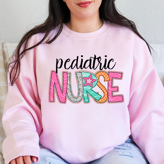 Pediatric Nurse Crewneck Sweatshirt