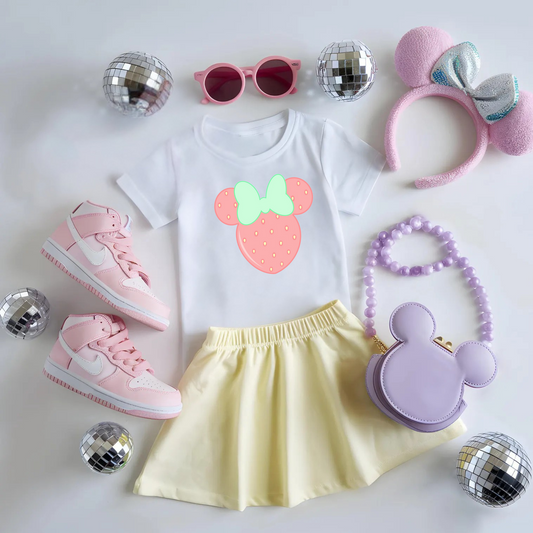 Mouse Stawberry Shirt for Kids