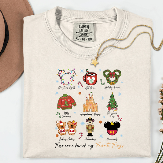Mouse Fav Things Christmas Shirt