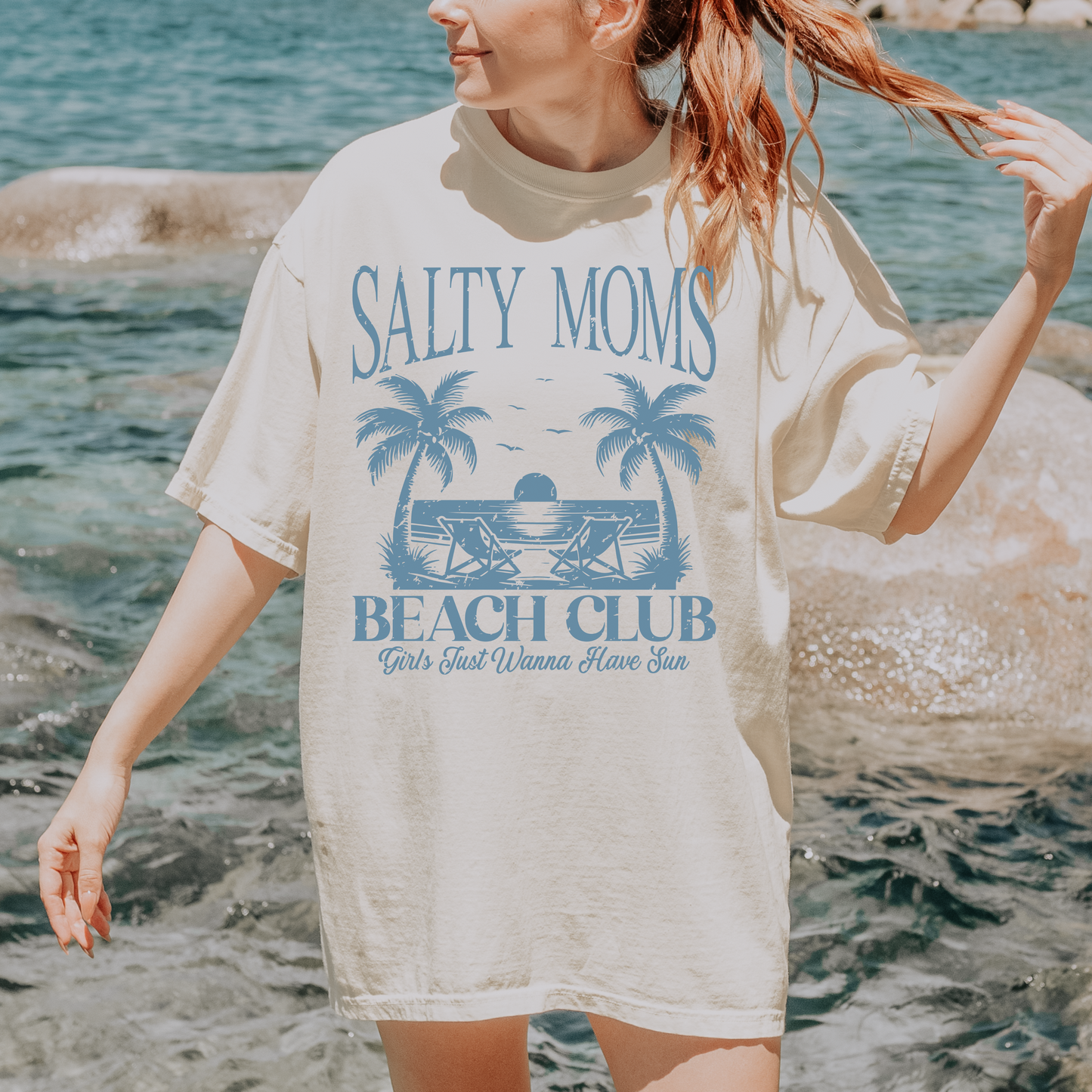 Salty Moms Beach Club Shirt
