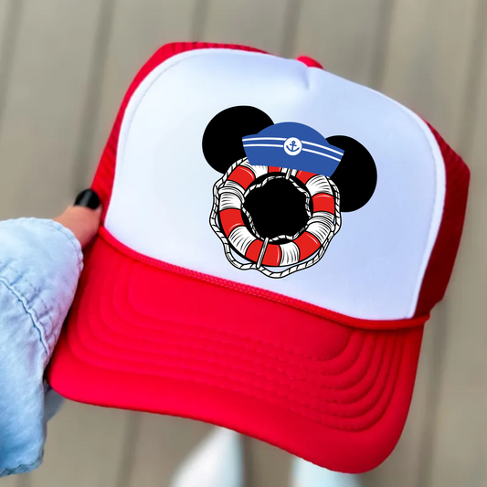 Captain Cruise Mouse Trucker Hat