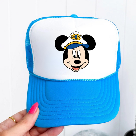 Captain Boy Mouse Trucker Hat