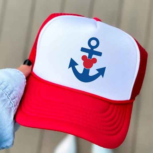 Mouse Anchor Trucker Hat