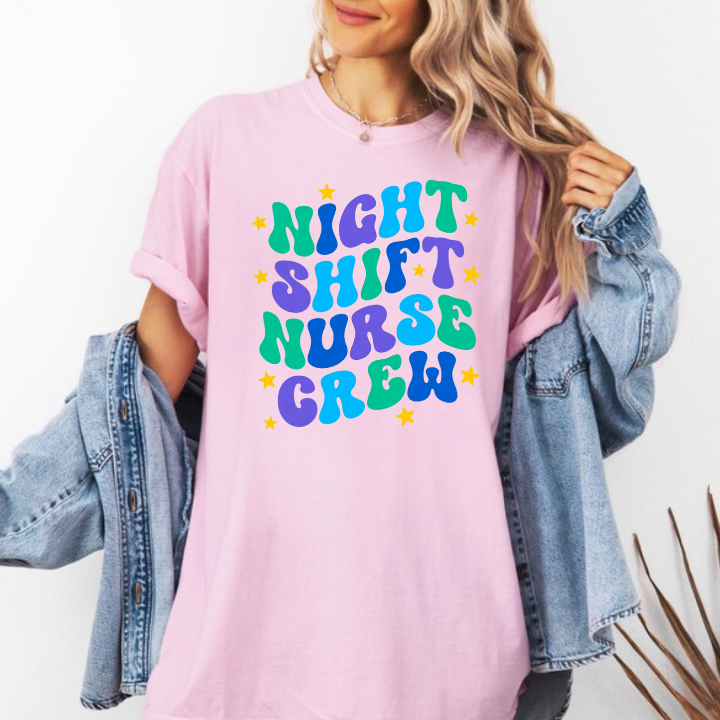 Night Shift Nurse Crew Shirt