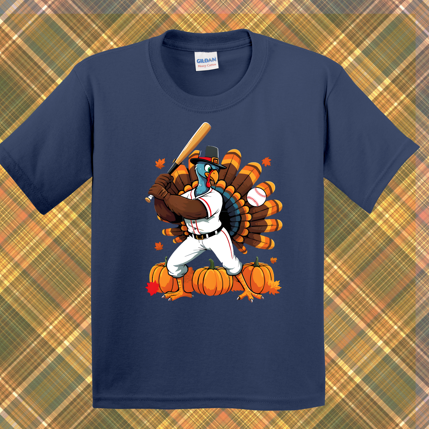 Thanksgiving Turkey Baseball Shirt for Boys | Kids Fall Baseball Shirt | Funny Turkey Thanksgiving Shirt | Boys Long Sleeve or Short Sleeve Tee