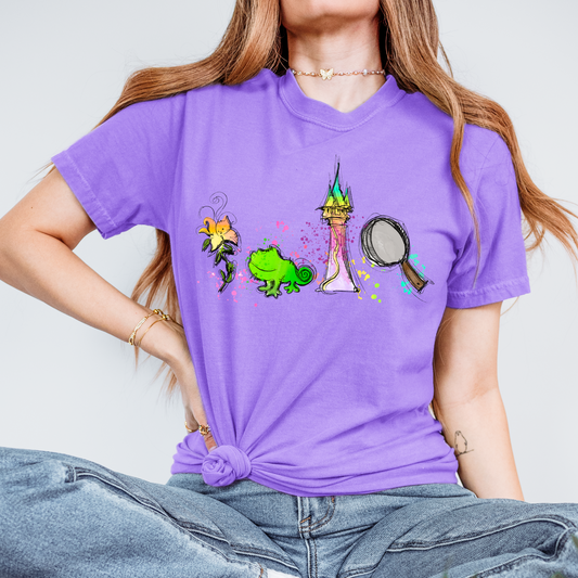 Punzie Watercolor Shirt