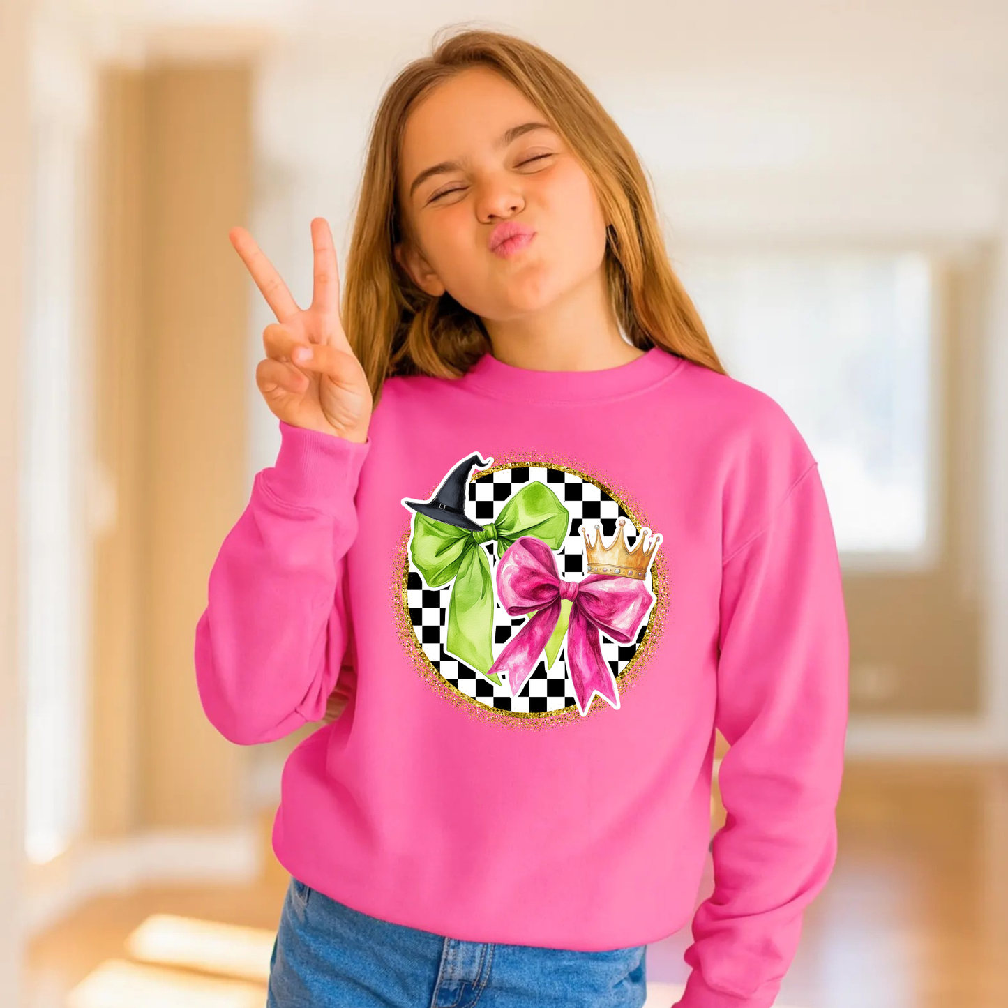 Youth Bows Wicked Sweatshirt