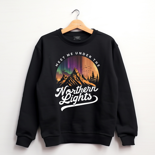 Meet Me Under the Northern Lights Crewneck Sweatshirt