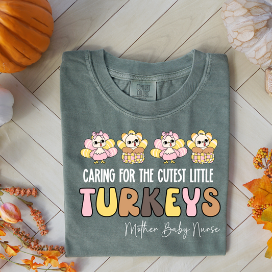 Thanksgiving Mother Baby Nurse Shirt | Comfort Colors