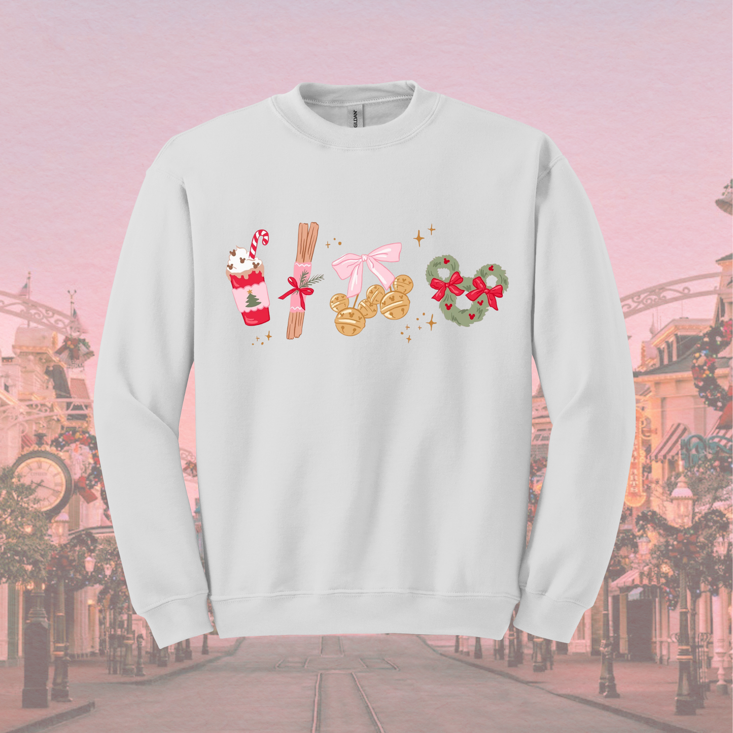 Coquette Christmas Crewneck Sweatshirt