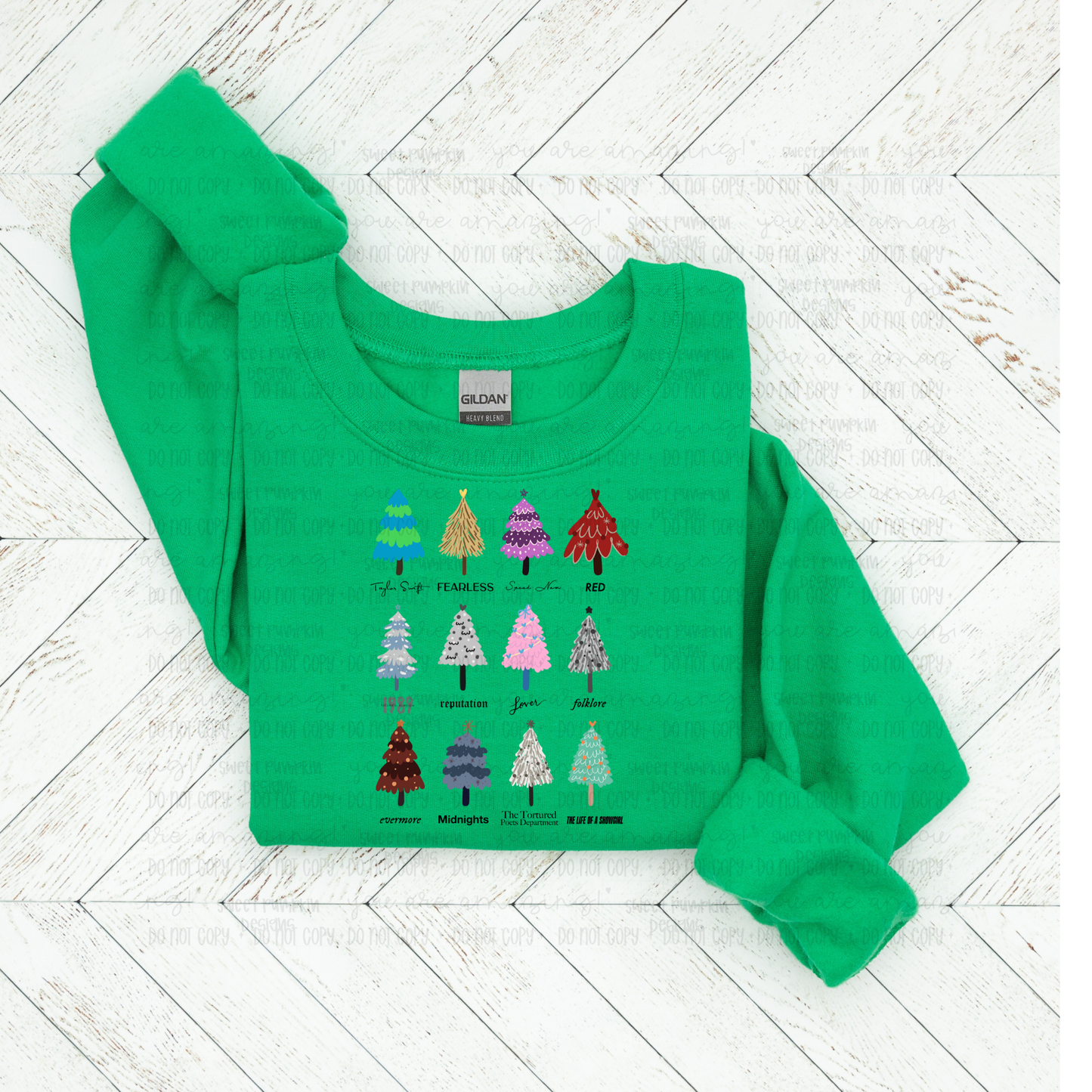 Christmas Tree Albums Sweatshirt - Black Friday Sale