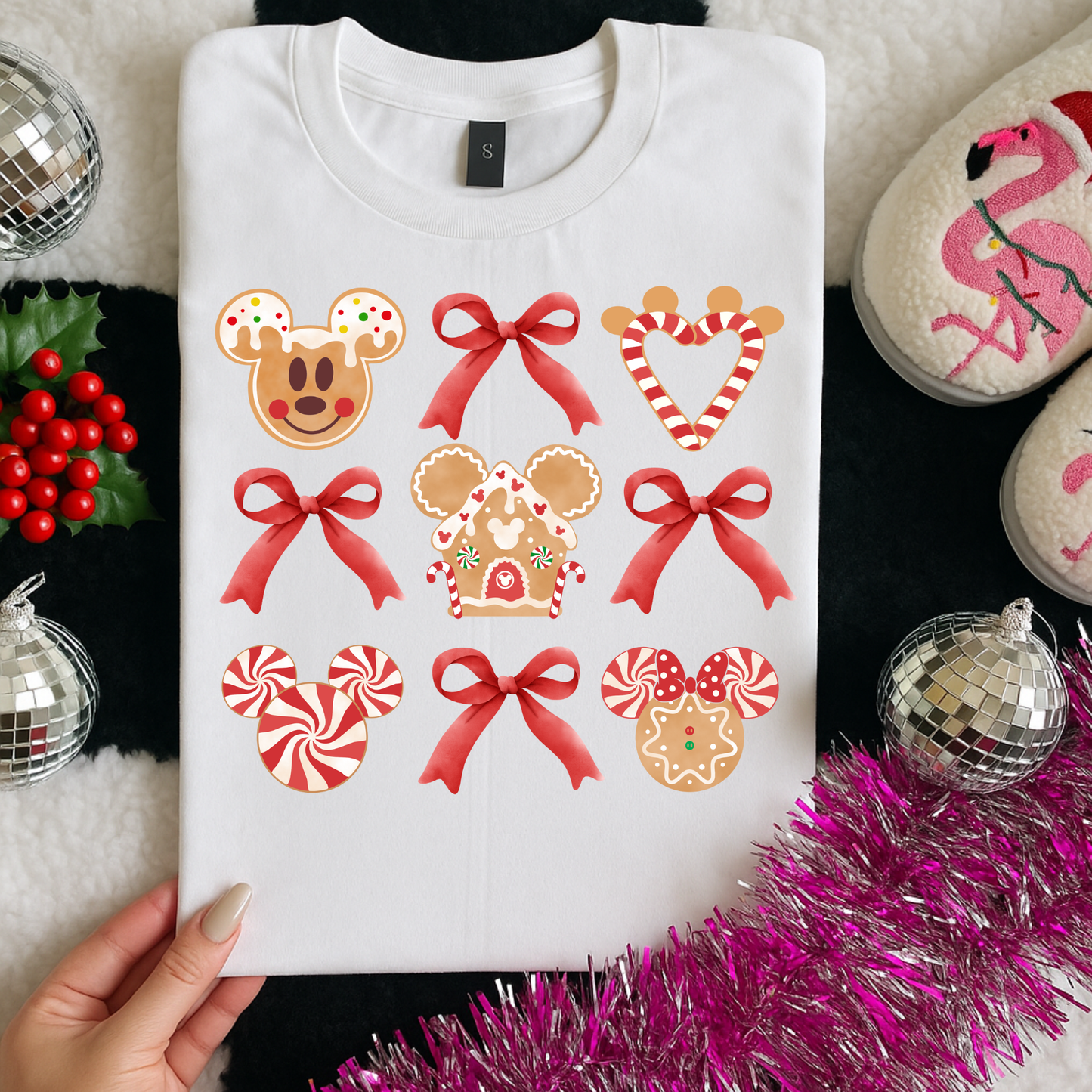 Magical Gingerbread Coquette Christmas Shirt