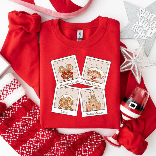 4 Parks Christmas Crewneck Sweatshirt for Kids and Adults