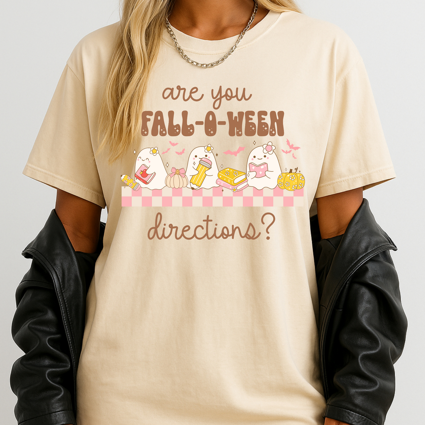 ARE YOU FALL-O-WEEN DIRECTIONS - TEACHER HALLOWEEN SHIRT