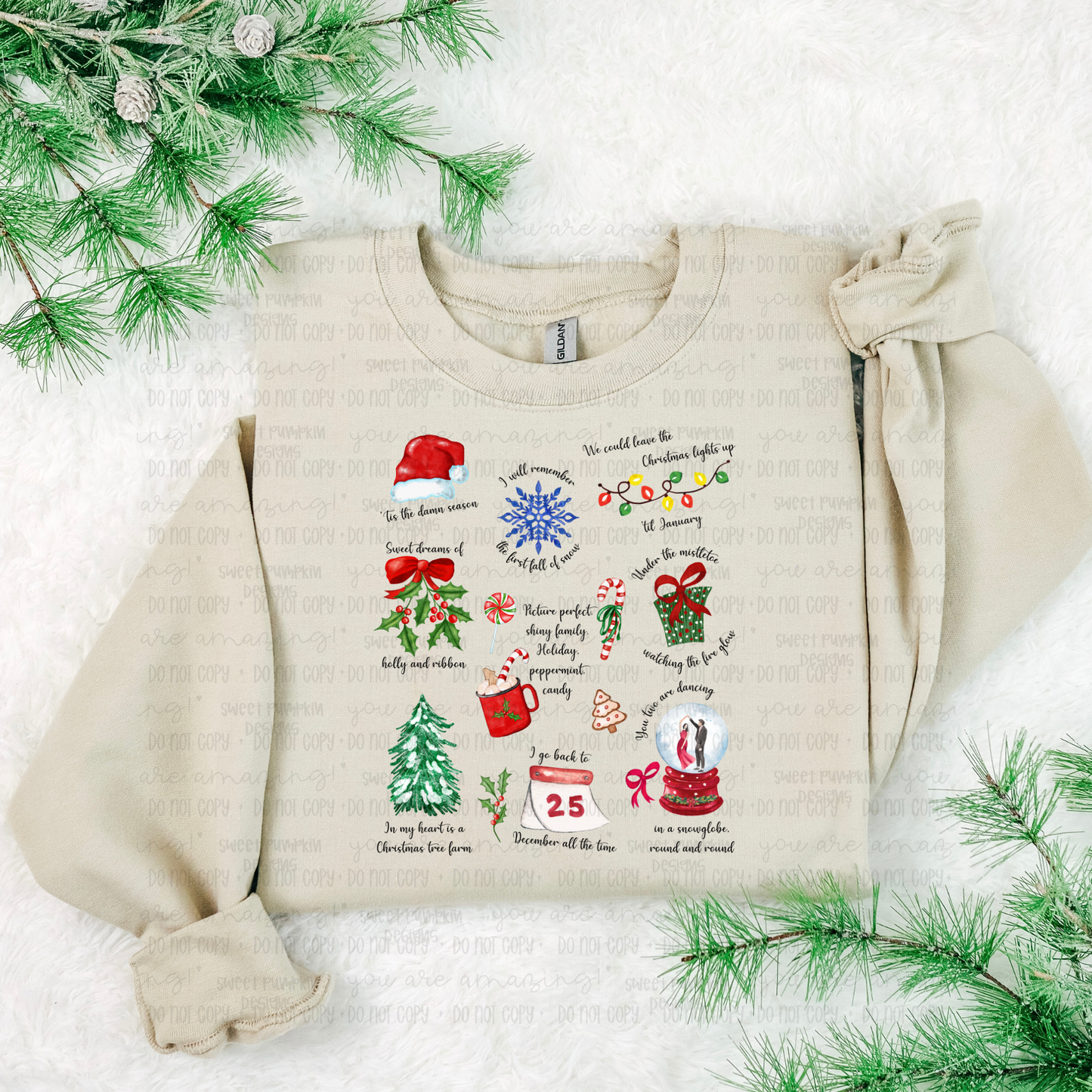 Sw1ftmas Doodle Christmas Sweatshirt