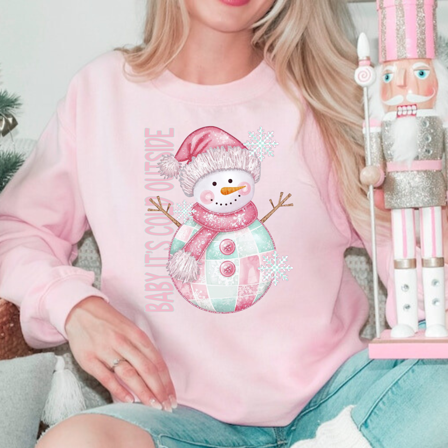 Pink Preview Sale - Baby It’s Cold Sweatshirt