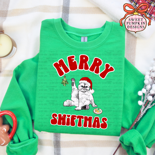 Christmas Cat Sweatshirt