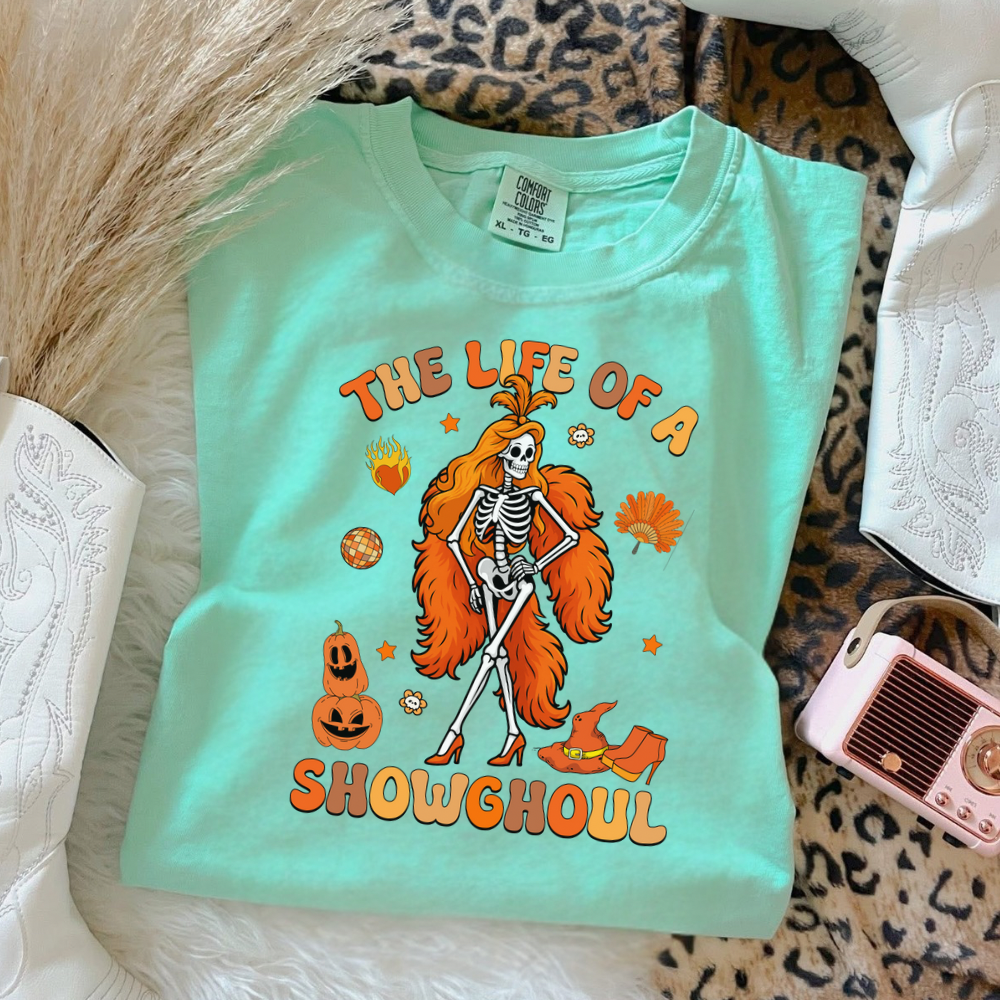 Show Ghoul Halloween Skeleton Shirt